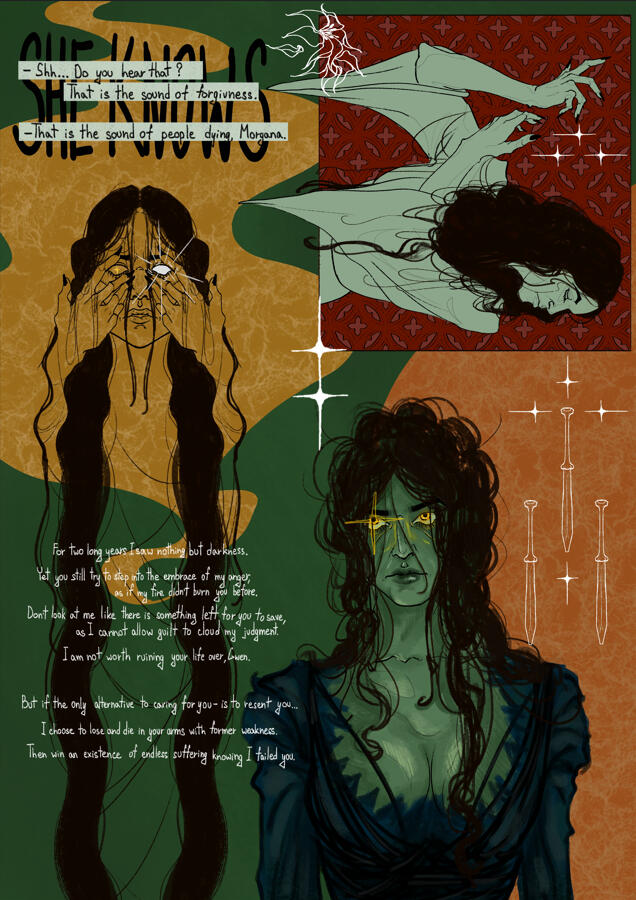 Morgana Pendragon print